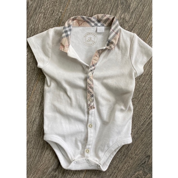 Burberry baby check romper - Picture 2 of 2